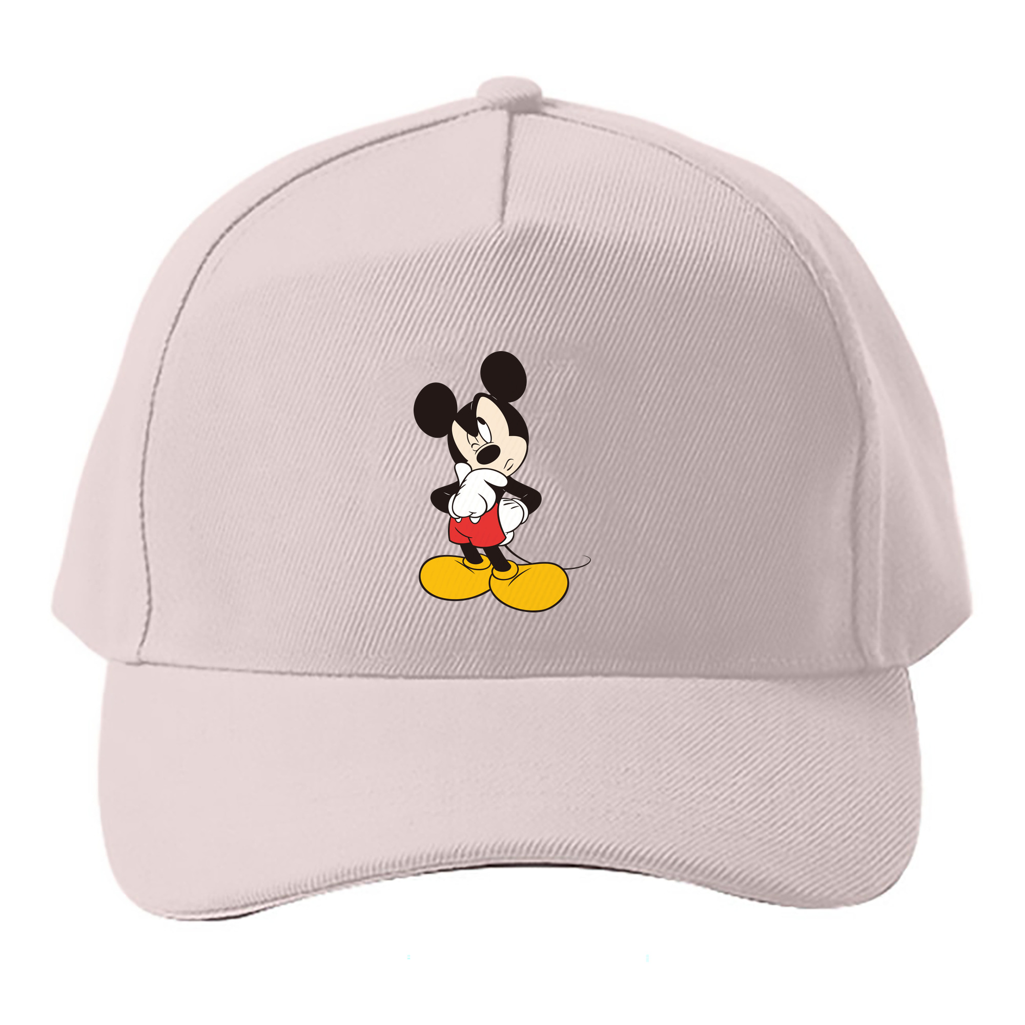 （画像用） ミッキーマウス Mickey Mouse ベースボールキャップ 綿100％ 男女兼用 帽子 スポーツ